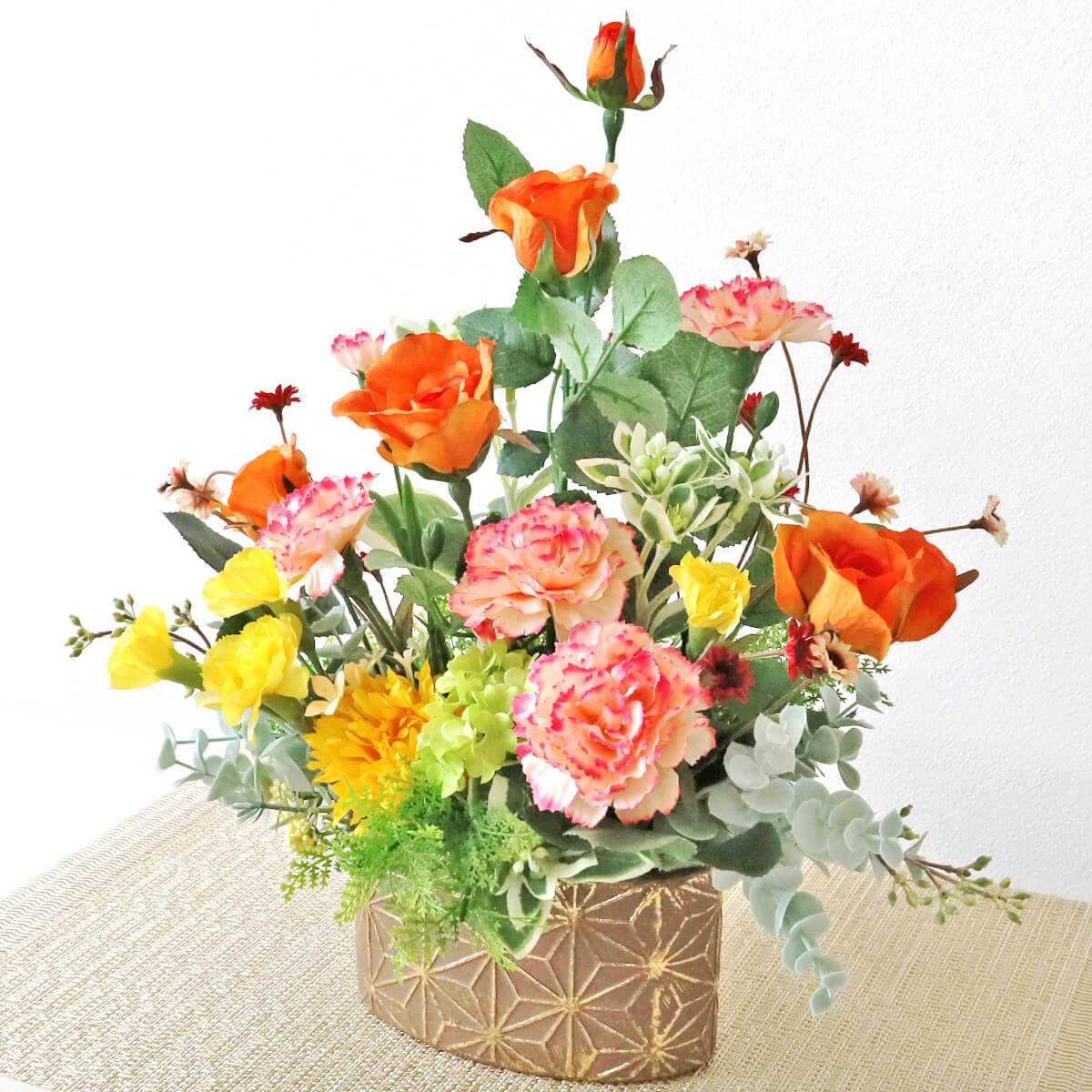 �Ď��̂��j���Ƀo����s�[�`�J���[�̃J�[�l�[�V�����̃V�b�N�ȉԊ�̃A�����W CT�G�} ���� �V���N�t�����[ �C���e���A �t�����[�A�����W�����g