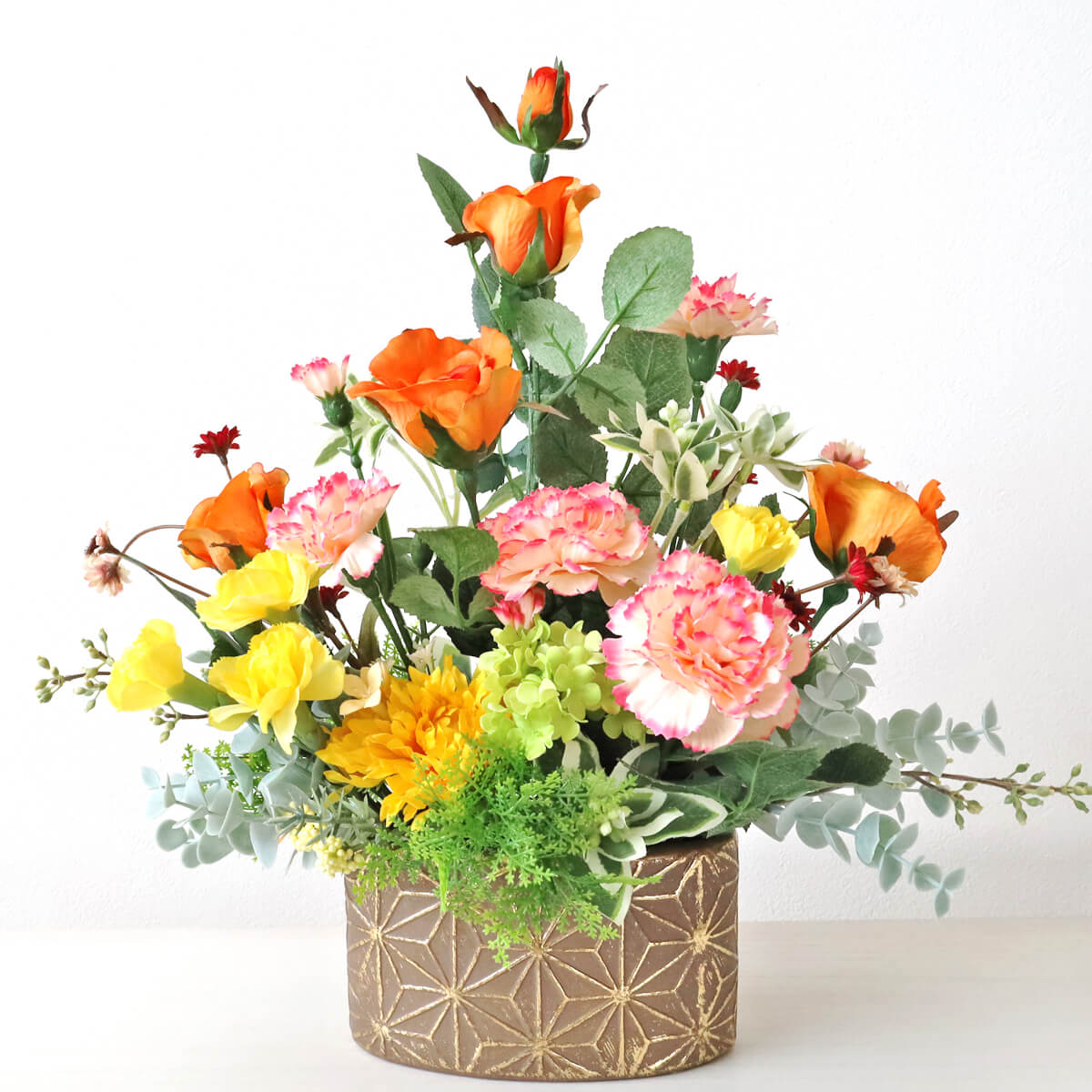 �Ď��̂��j���Ƀo����s�[�`�J���[�̃J�[�l�[�V�����̃V�b�N�ȉԊ�̃A�����W CT�G�} ���� �V���N�t�����[ �C���e���A �t�����[�A�����W�����g