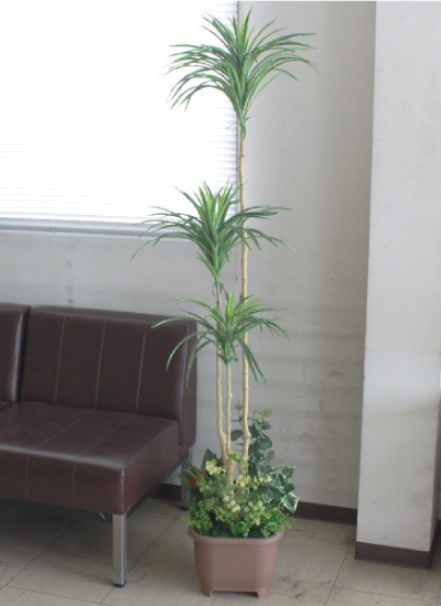 ユッカプラント 160cm フェイクグリーン 造花 観葉植物 大型 CT触媒